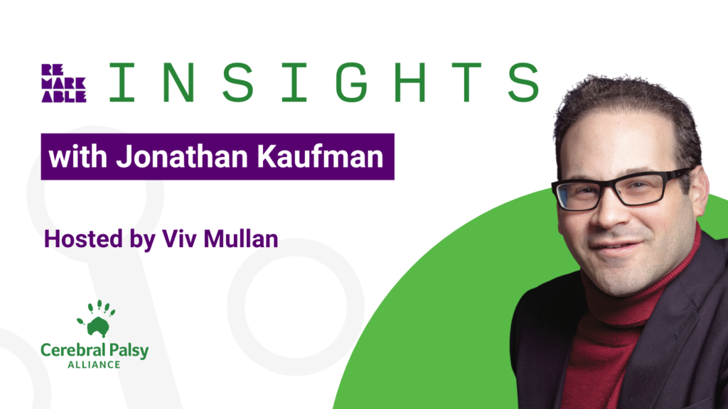Remarkable Insight promo tile featuring Jonathan Kaufman Headshot and the text 'Insights with Jonathan Kaufman'