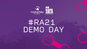 Purple background with bold white title that reads '#RA21 Demo Day' and the CPA and Remarkable logo in the top-centre of the image.