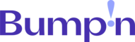 Text which reads Bump!n in purple writing